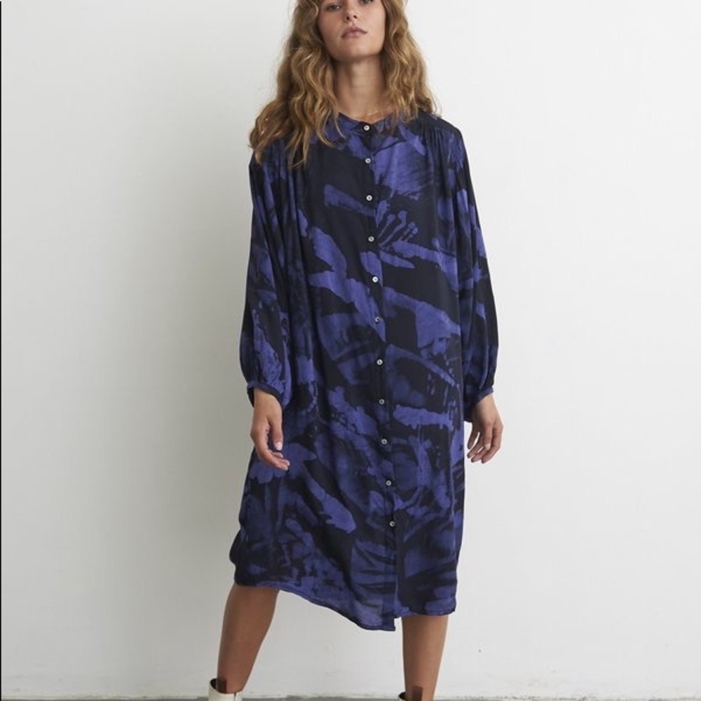 Osei-Duro Flouncy Dress in Rorschach - S